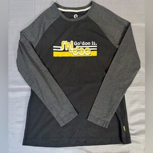 Ski-Doo Women’s Long Sleeve Shirt L | BRP Raglan Graphic “Go Do It” Top